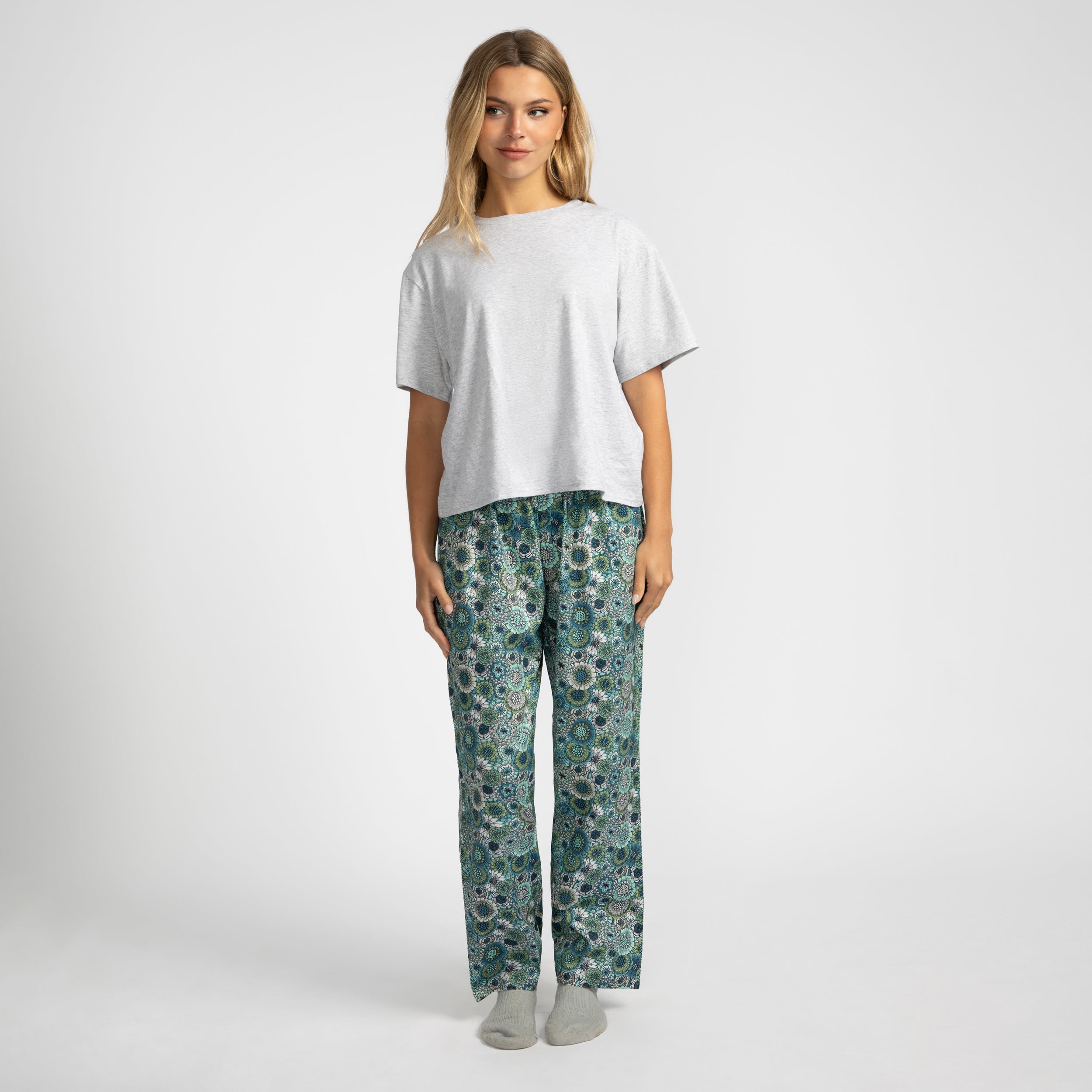 Women's Floral Pyjama Pants - Multi
