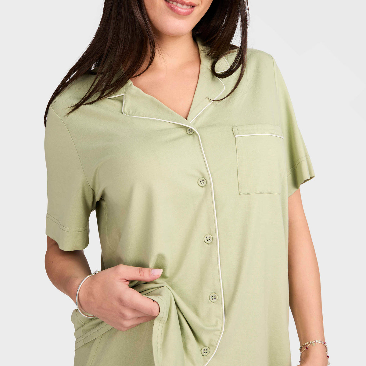 Mitchdowd Women's Bamboo Knit Pyjama Set