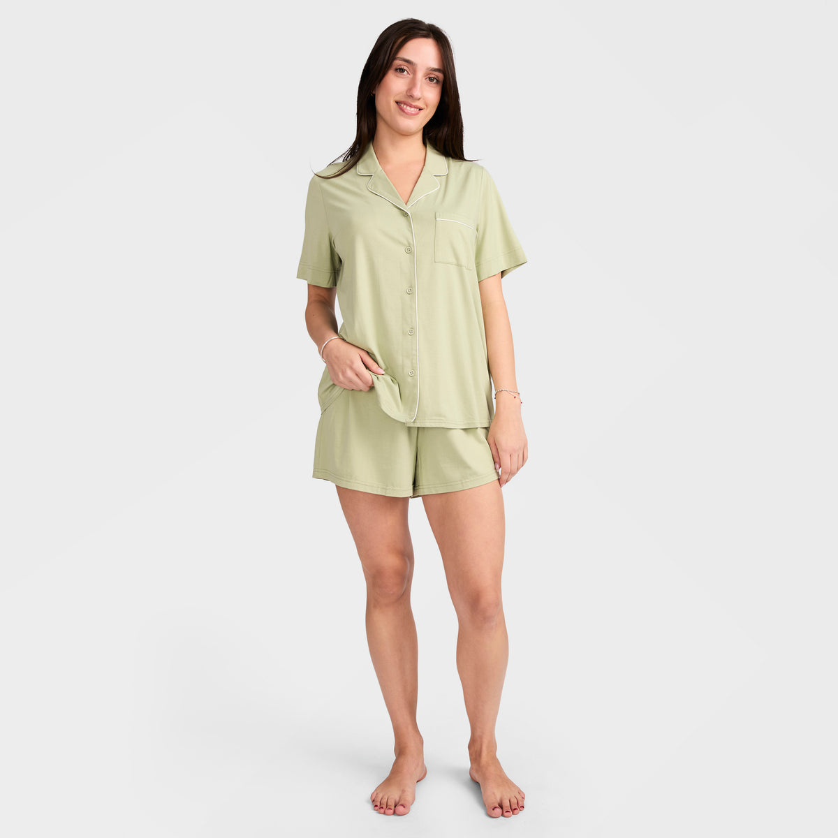 Mitchdowd Women's Bamboo Knit Pyjama Set
