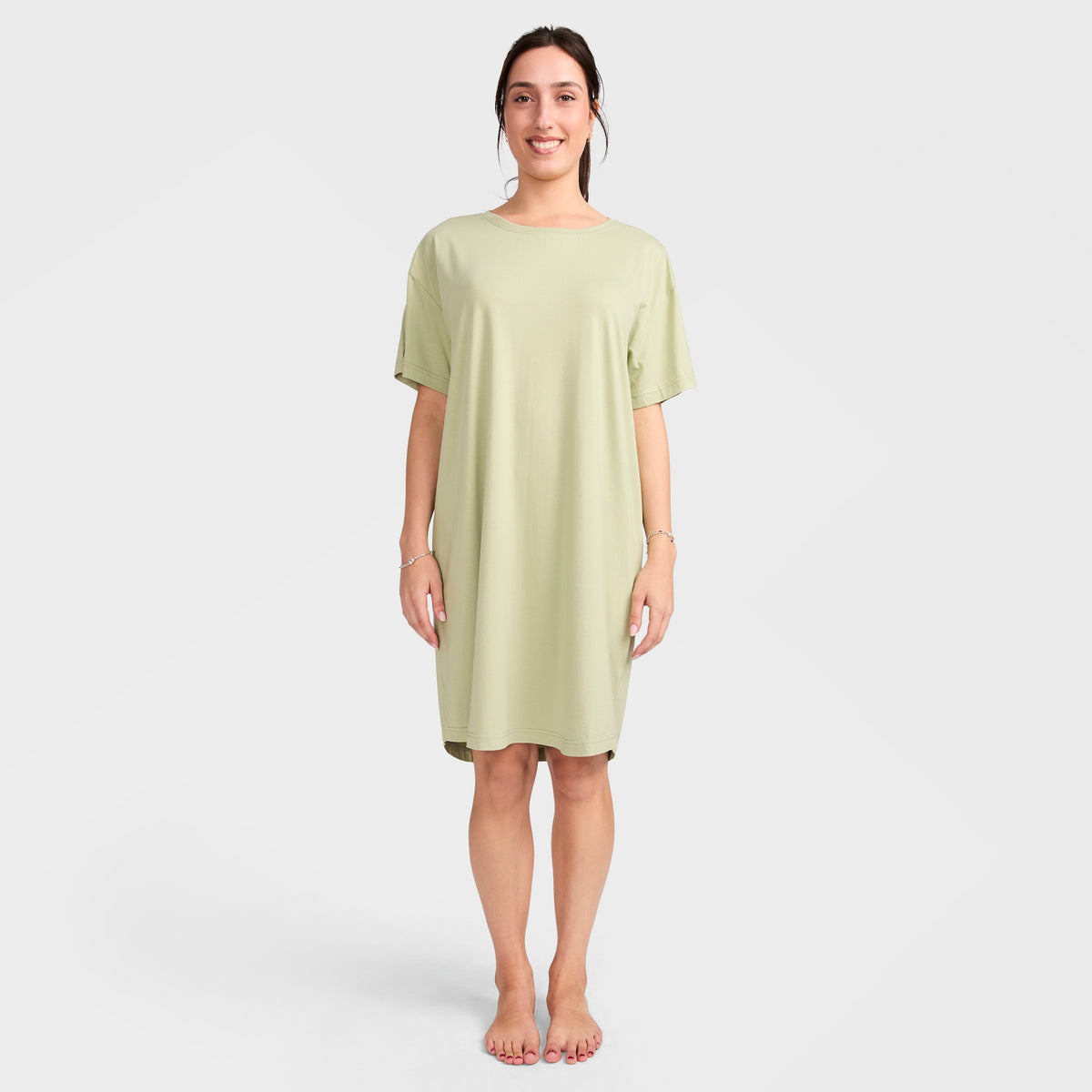 Mitchdowd Women's Bamboo Knit Oversize Tee