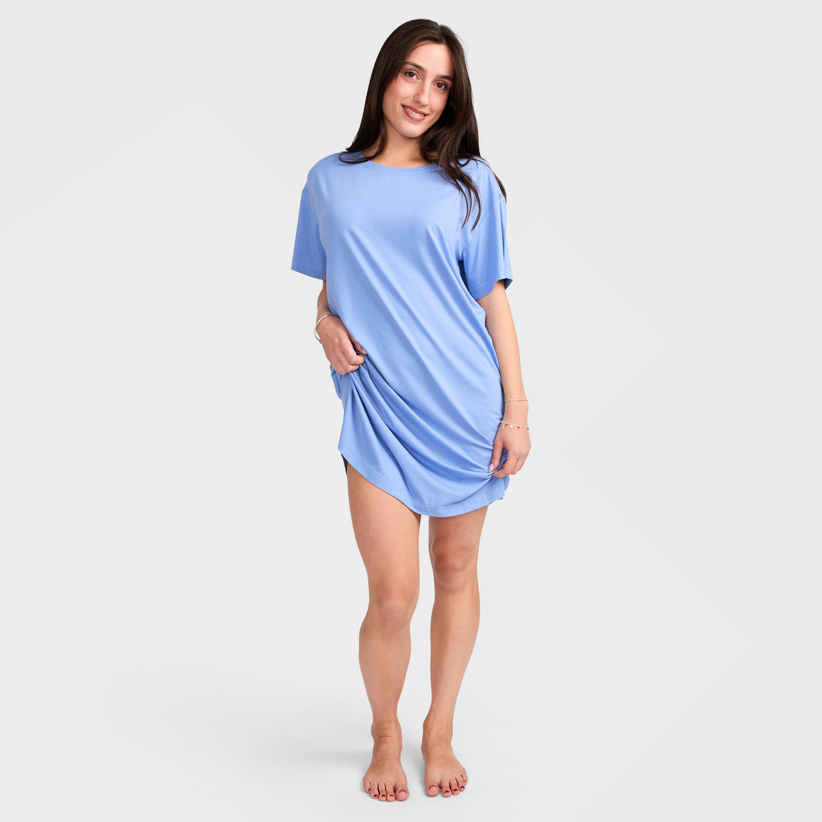 Mitchdowd Women's Bamboo Knit Oversize Tee