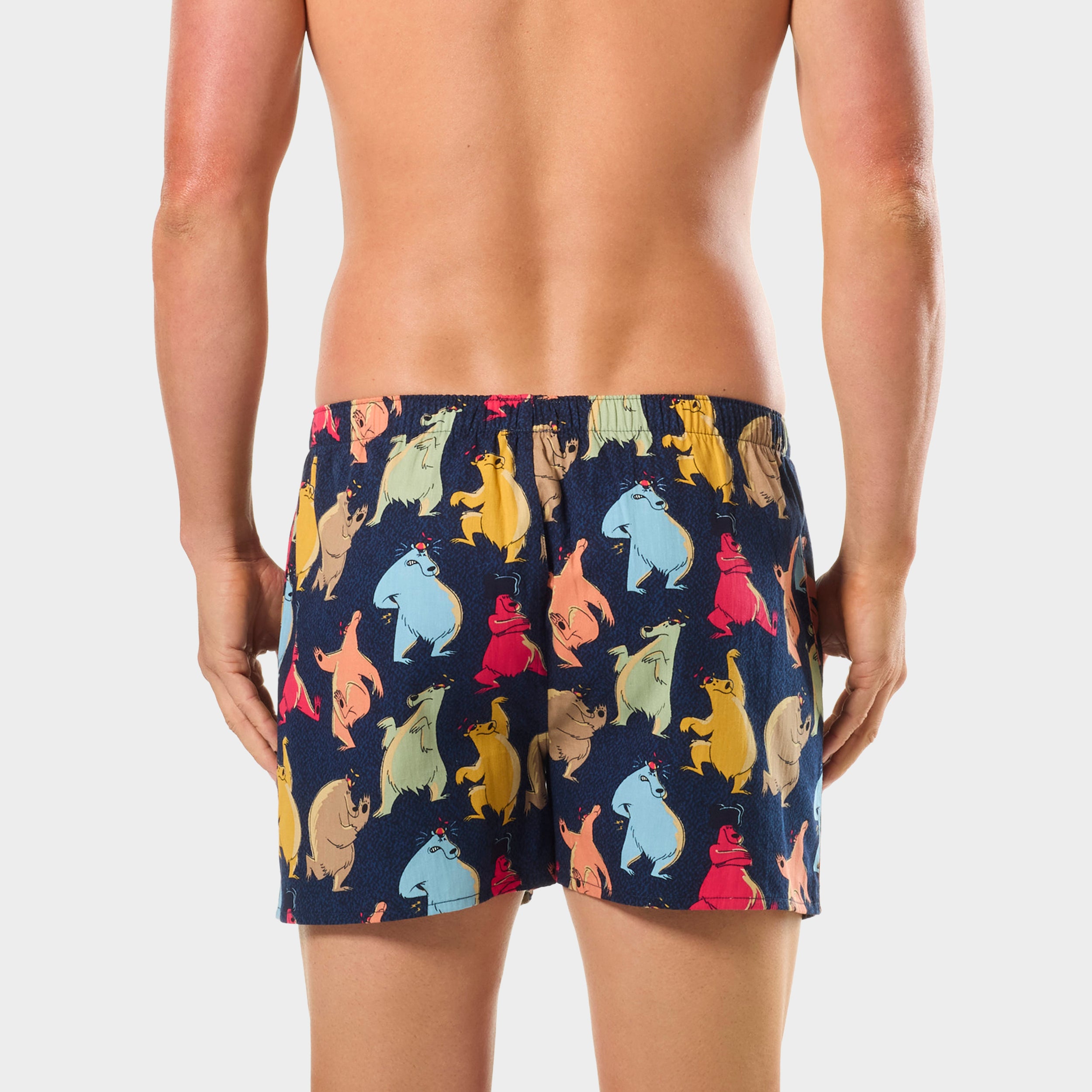 Mens Dance Bear Dance Boxer Shorts