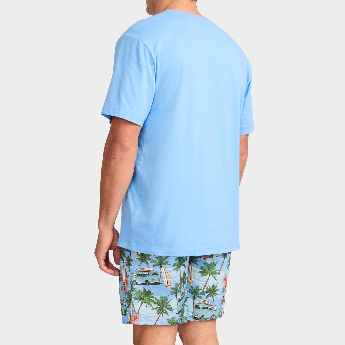 Mitchdowd Men's Surf Summer Pyjama Set And Wet Pack Gift Box