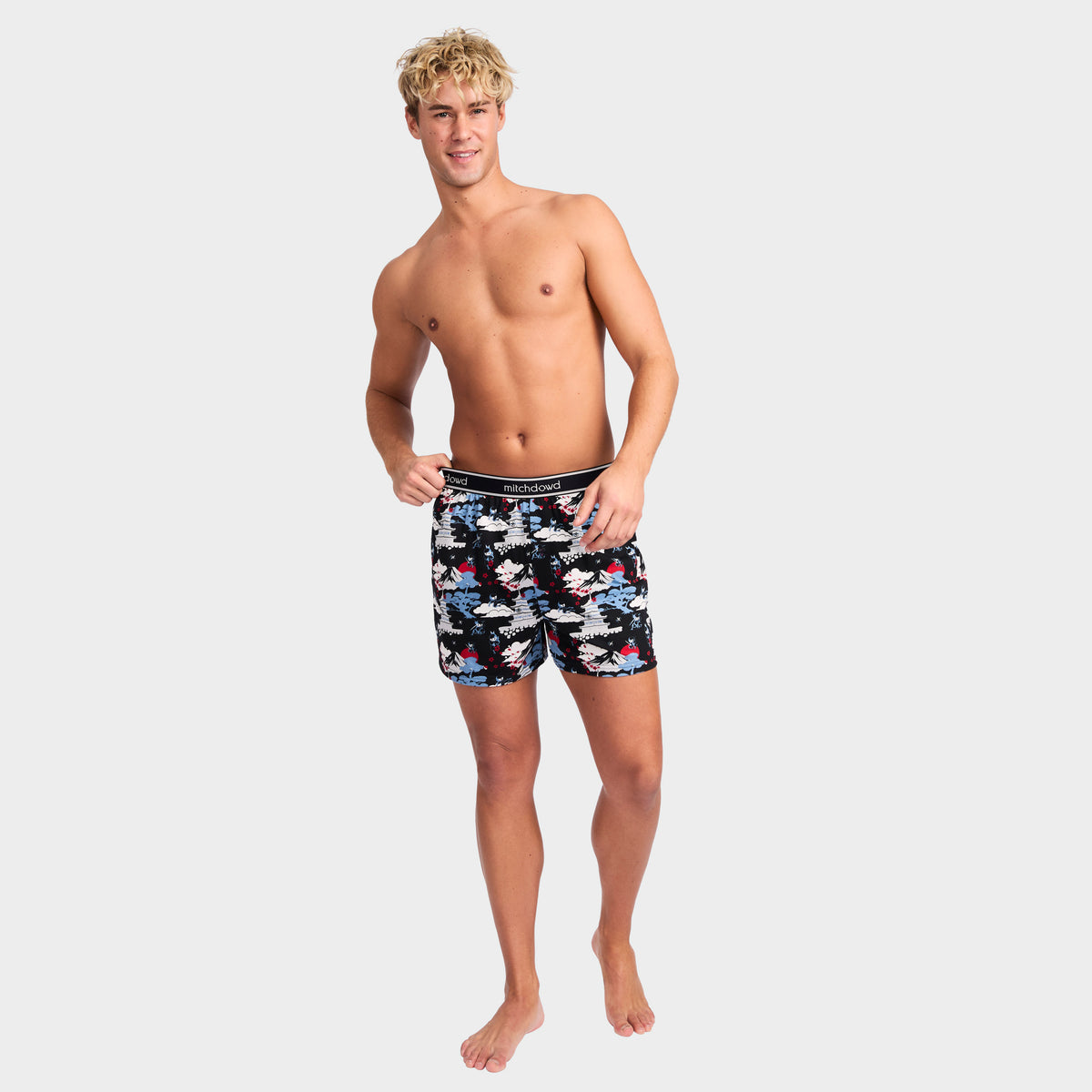 Mitchdowd Fuji Ninja Men’s Cotton Knit Boxer Shorts