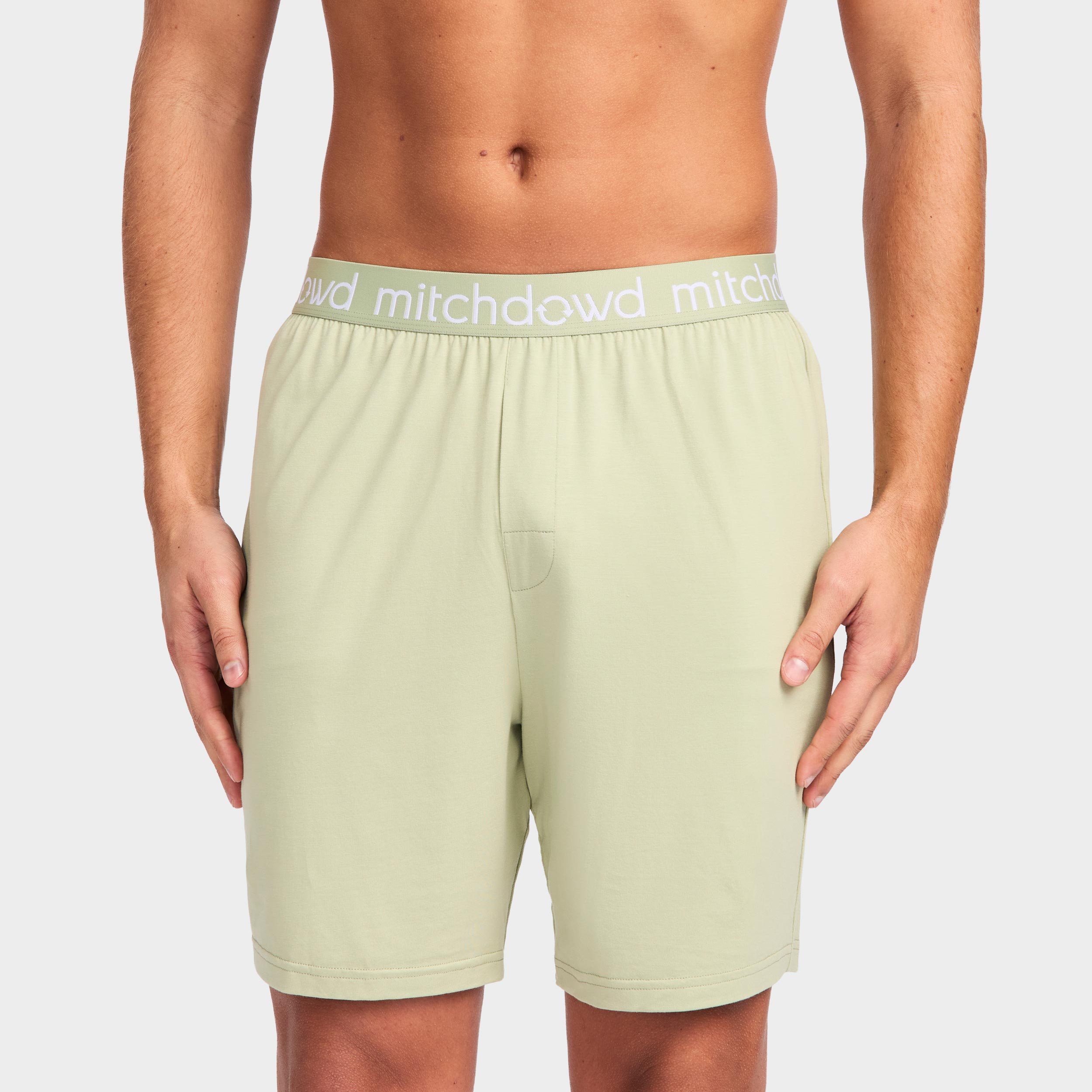 Mitchdowd Men’s Bamboo Knit Sleep Shorts