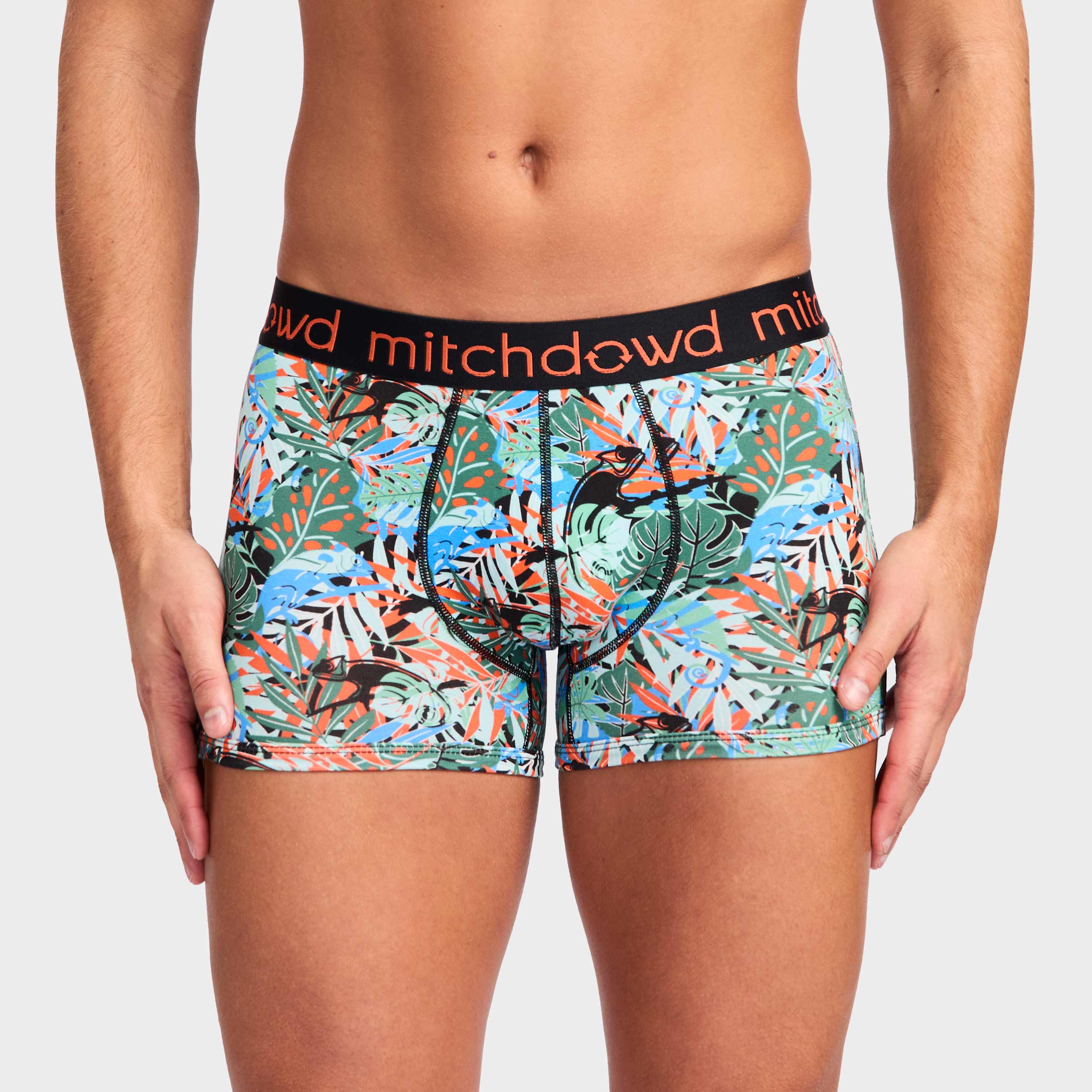 Mitchdowd Men’s Chameleon Camo Bamboo Trunks 2 Pack