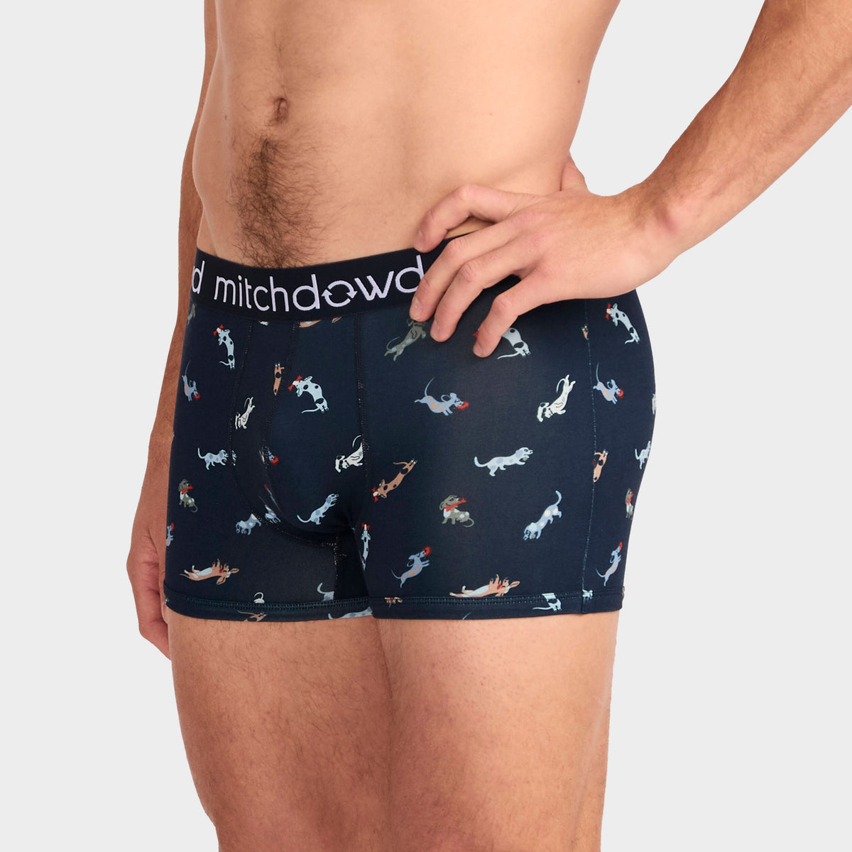 Mitchdowd Walk the Dog Men’s Bamboo Trunk and Sports Bag Gift Box