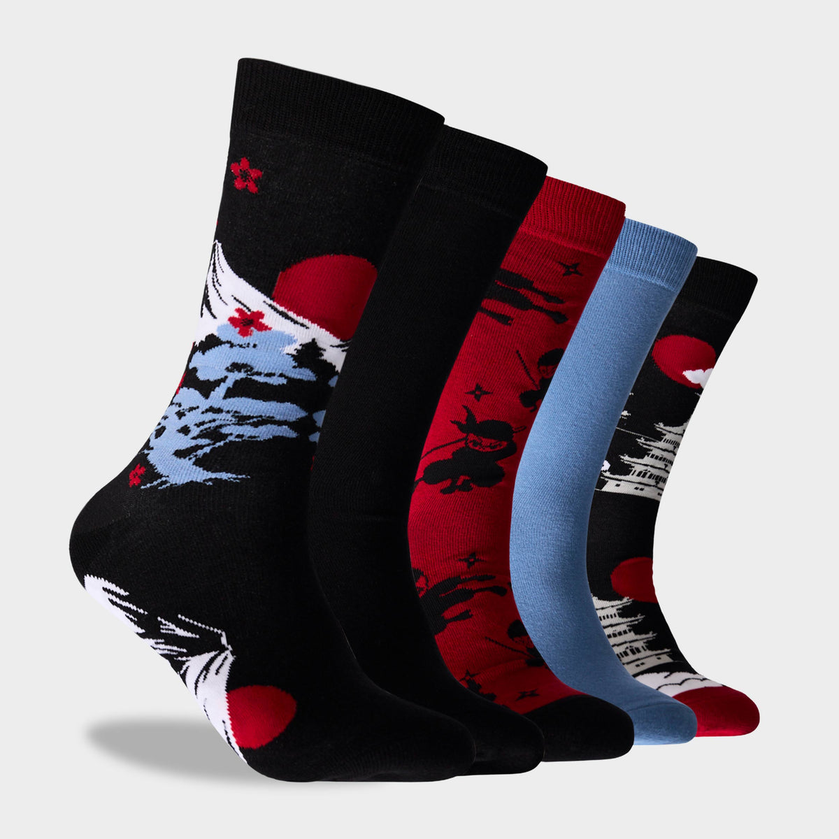 Mitchdowd Men's Japan Cotton Socks 5 Pack