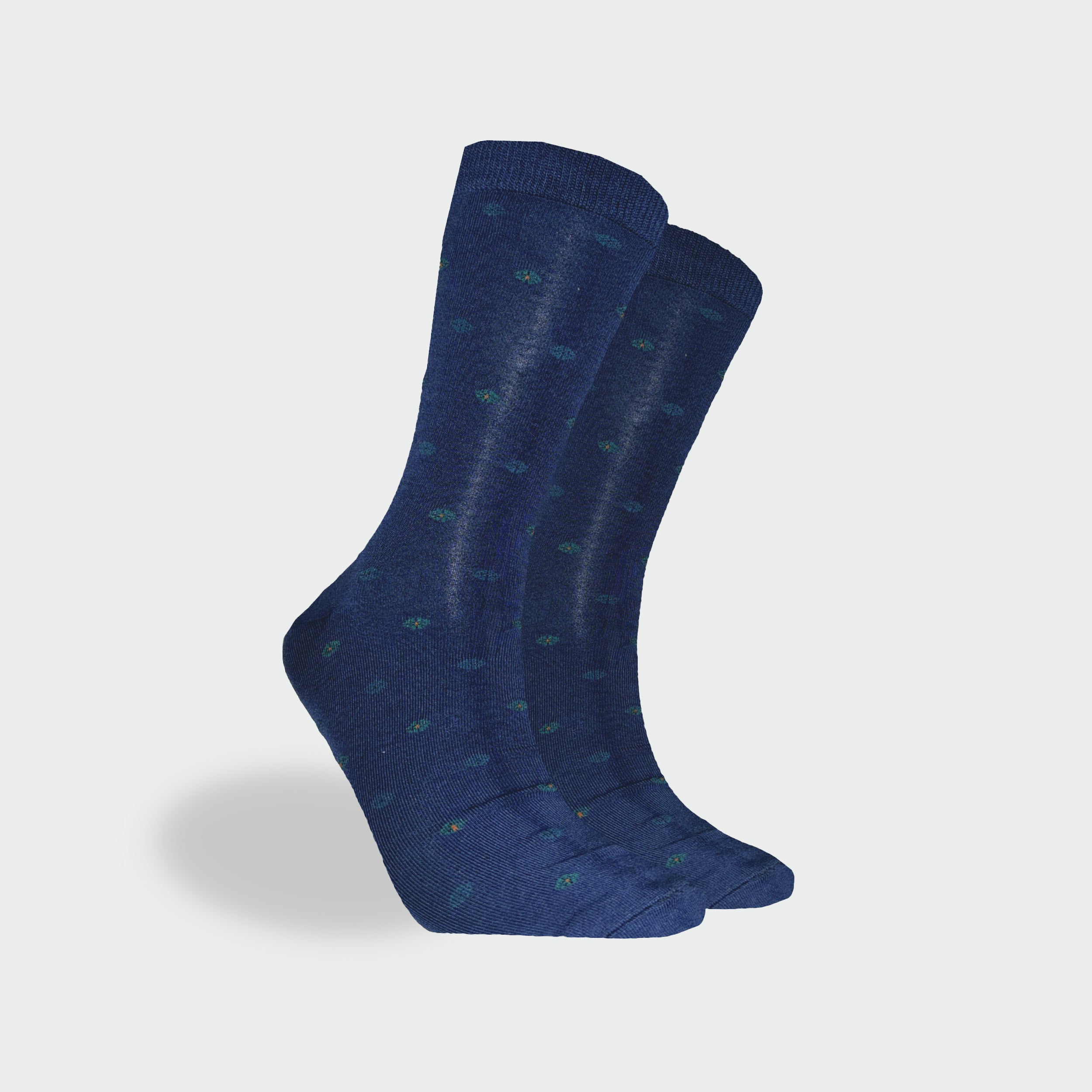Mitchdowd Luxury Modal Navy Mens Crew Socks
