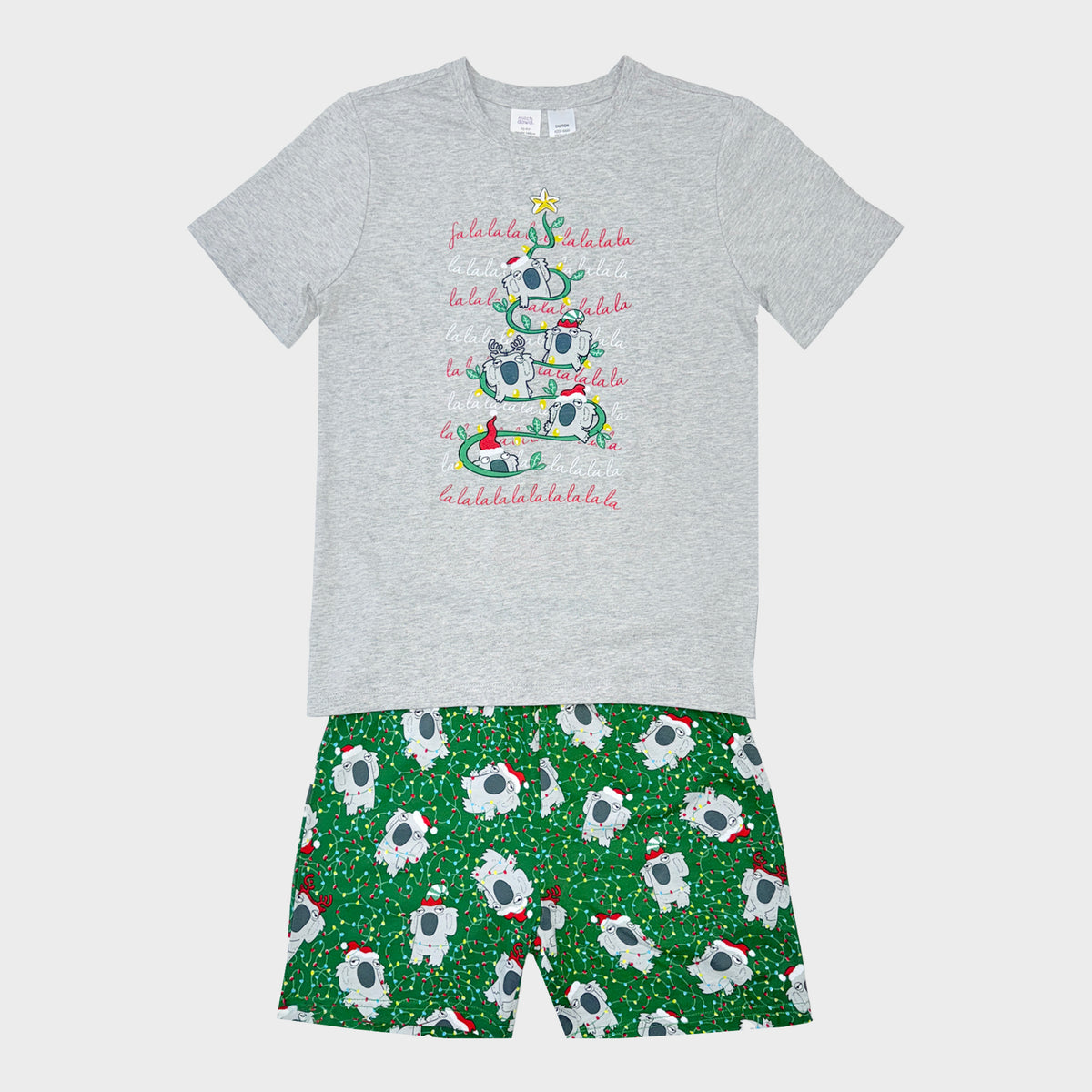 Kids Christmas Koala Men's Pyjama Set