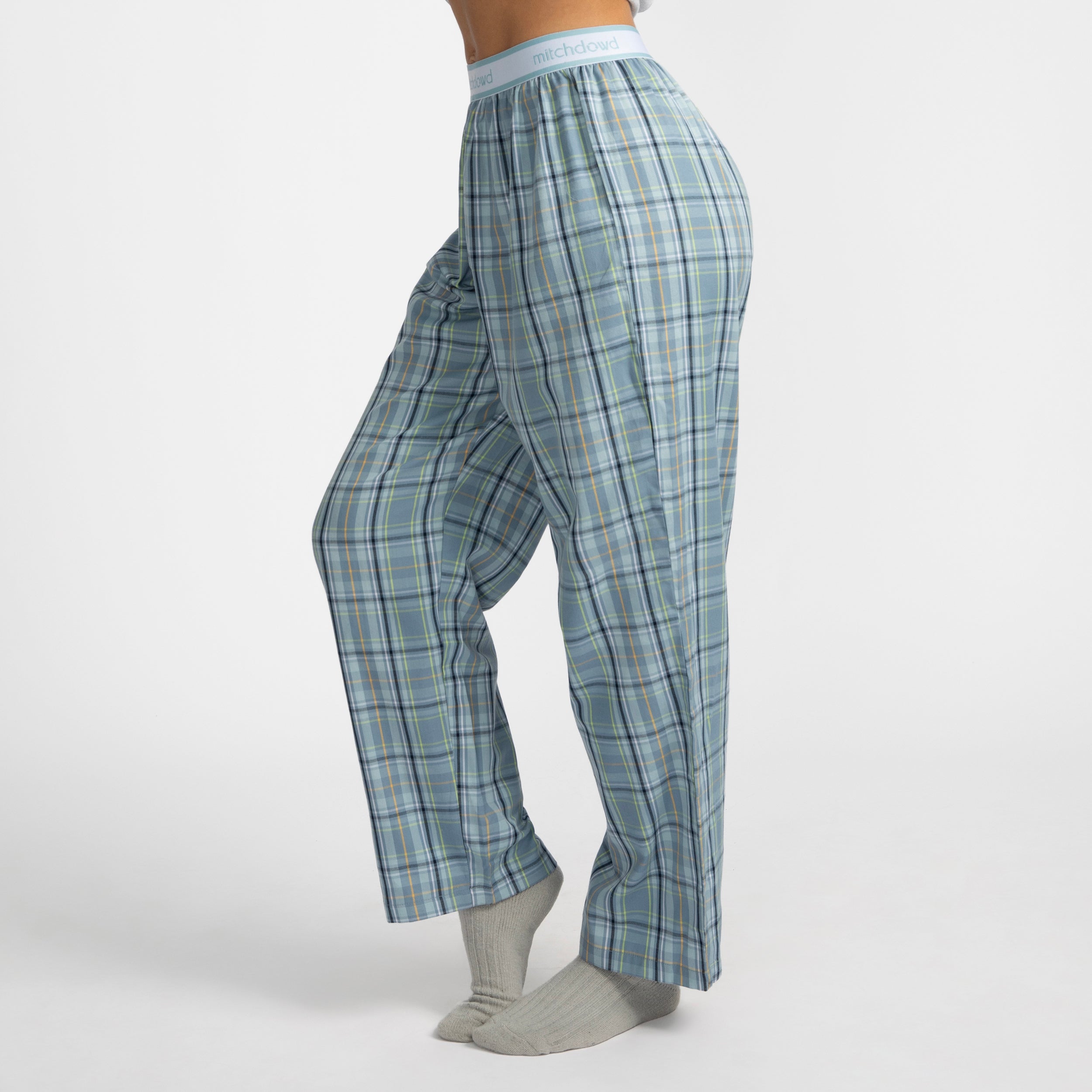 Women's Waves Check Pyjama Pant - Multi