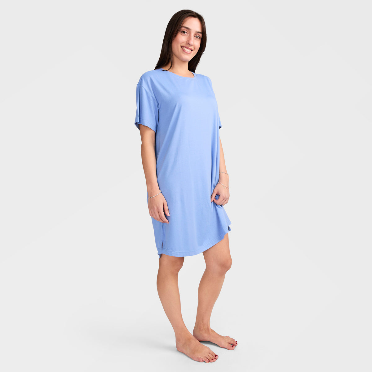 Mitchdowd Women's Bamboo Knit Oversize Tee