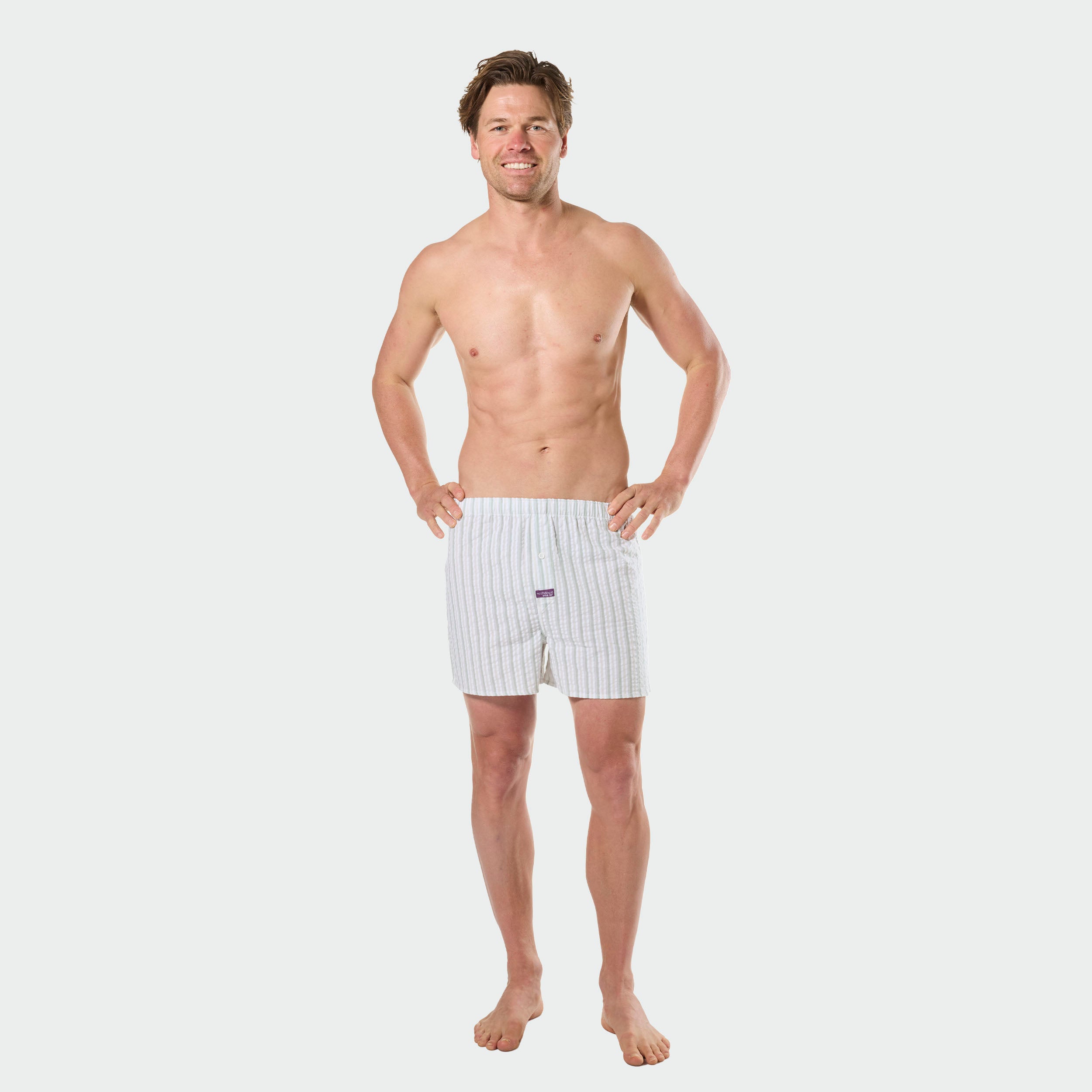 Mitchdowd Mens 3 Pack Stripes Boxer Shorts