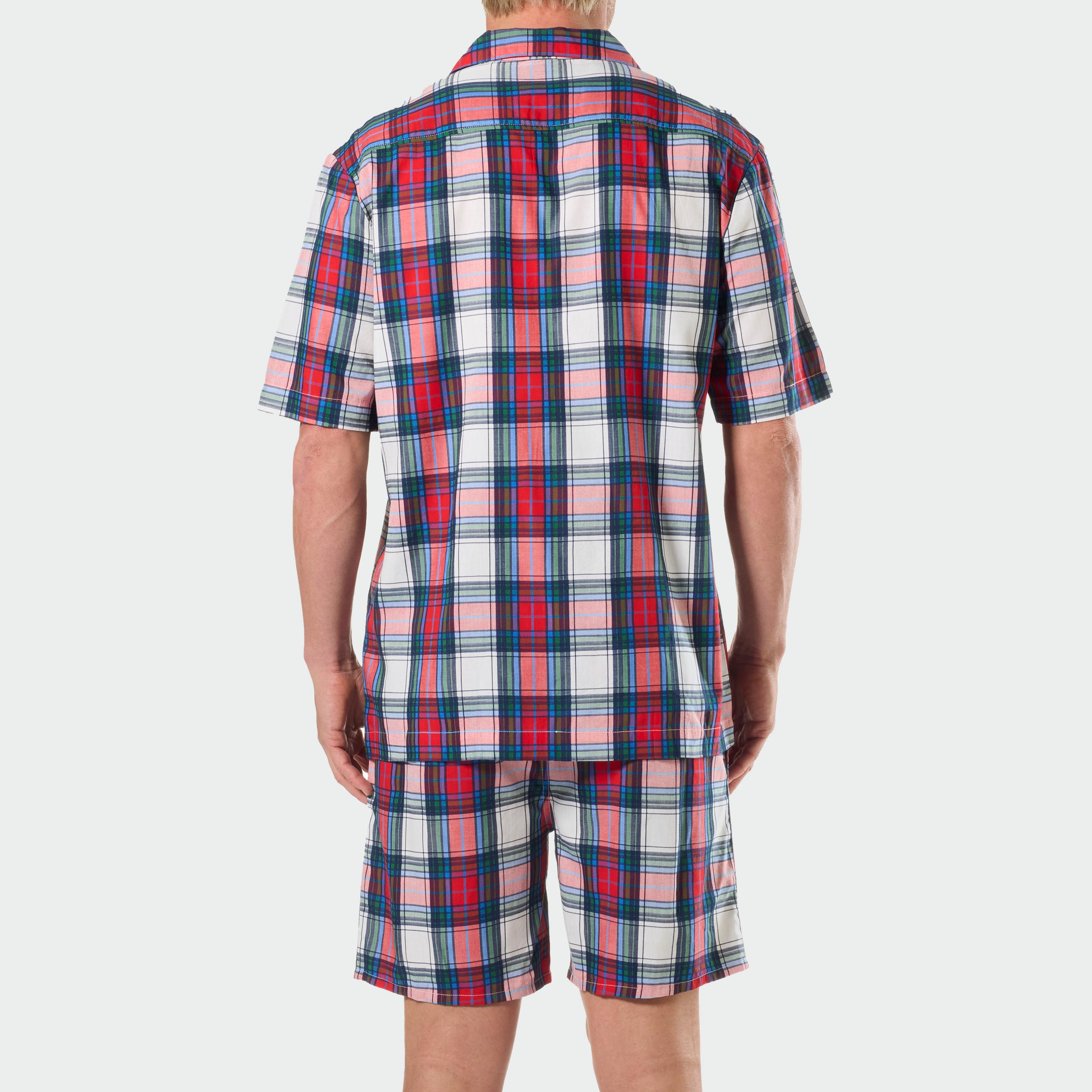 Mitchdowd Mens Check Fam Jam Bamboo Pyjama Set