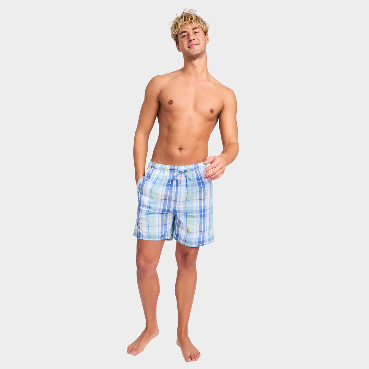 Mitchdowd Men's Sketchy Palms Cotton Sleep Shorts 2 Pack