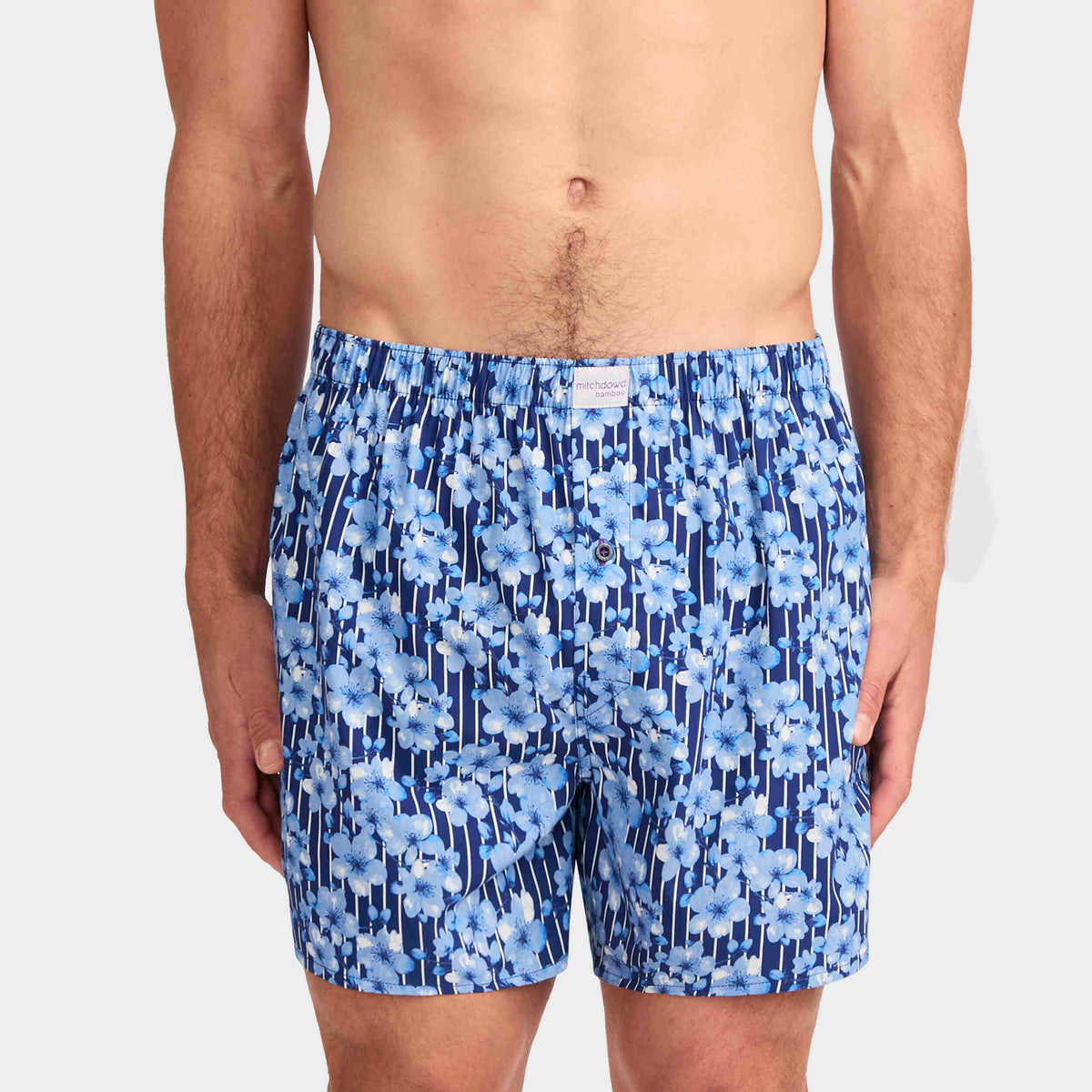 Mitchdowd Men's Blossoms Bamboo Boxer Shorts