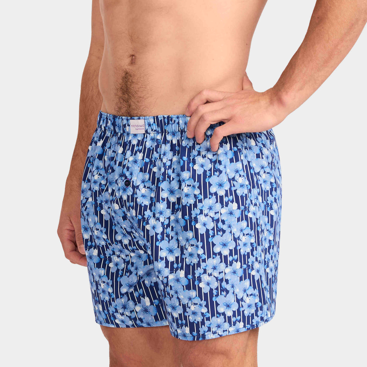 Mitchdowd Men's Blossoms Bamboo Boxer Shorts