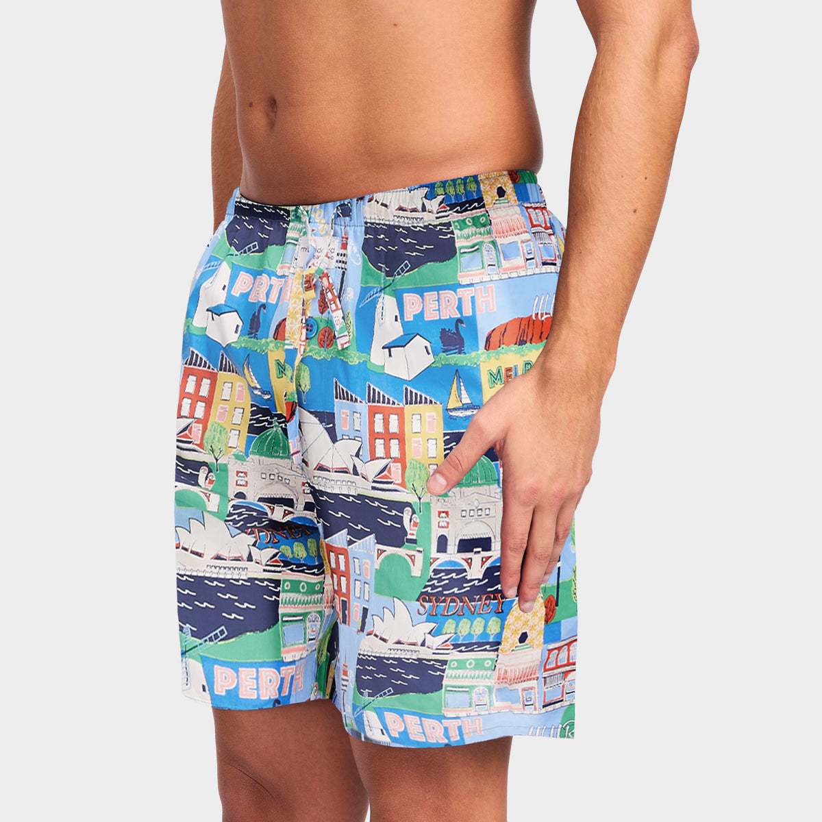 Mitchdowd Men's City Side Bamboo Sleep Short
