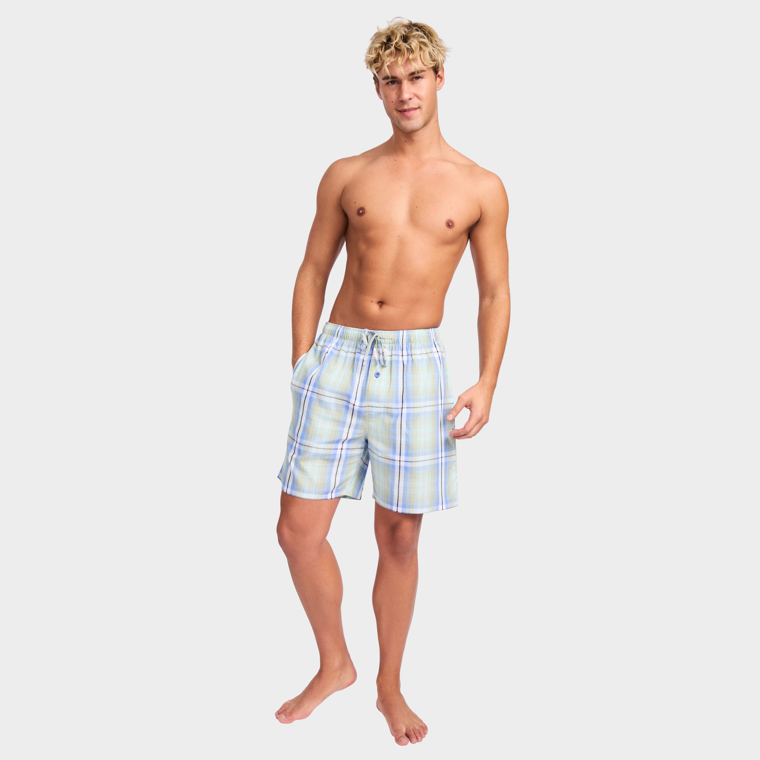 Mitchdowd Men’s Summer Dawn Bamboo Sleep Shorts