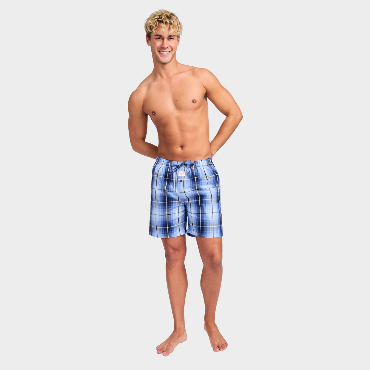 Mitchdowd Men's West Coast Cotton Sleep Shorts 2 Pack