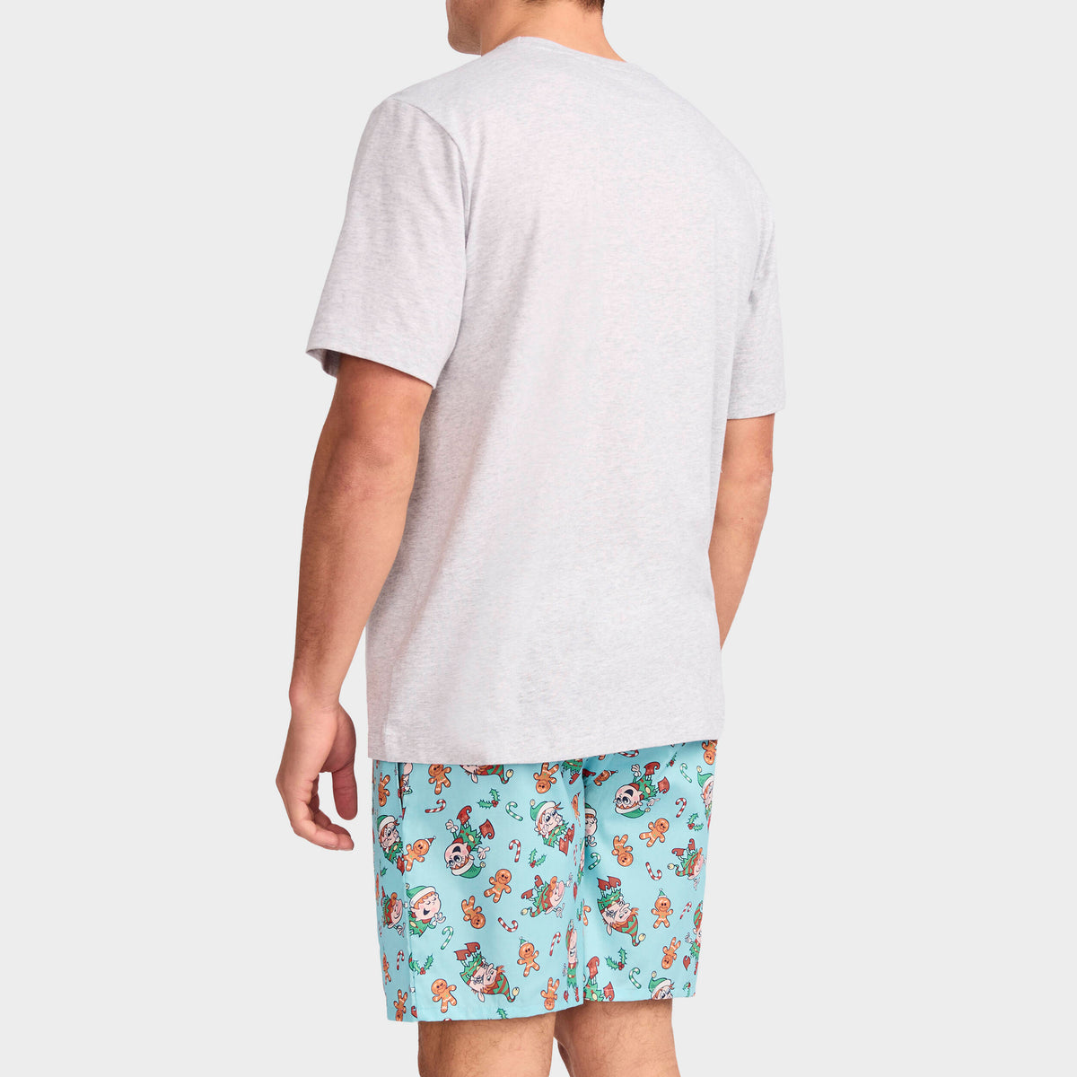 Mitchdowd Men's Elf Squad Cotton Pyjama Set