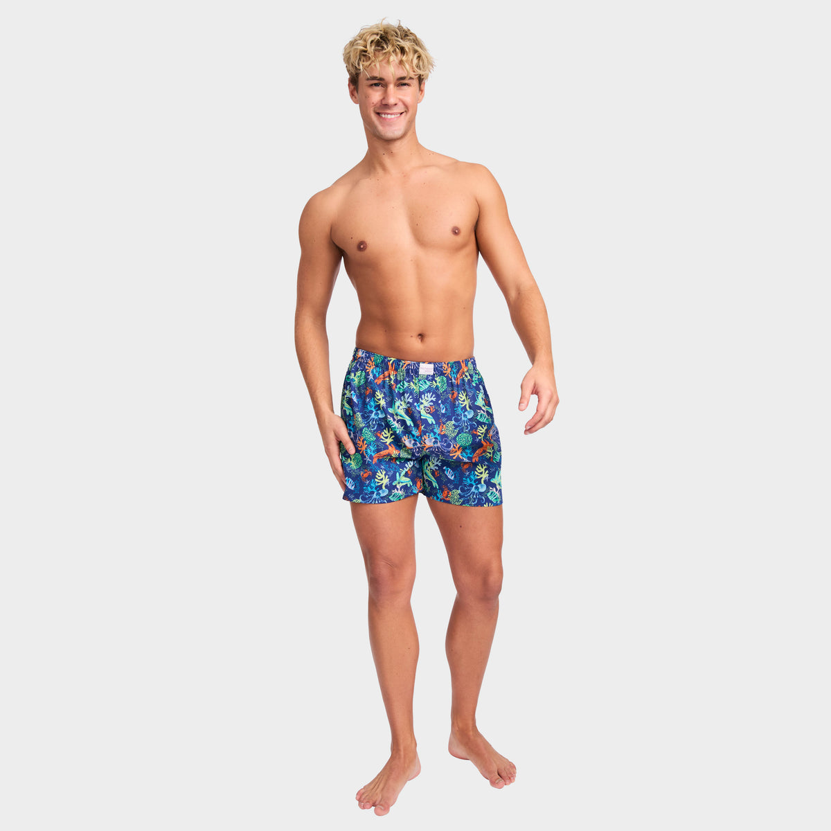 Mitchdowd Men's Coral Garden Bamboo Boxer Shorts