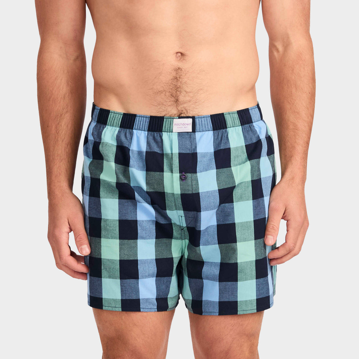 Mitchdowd Men's Sun Baked Dogs Boxer Shorts and Cap Gift Box
