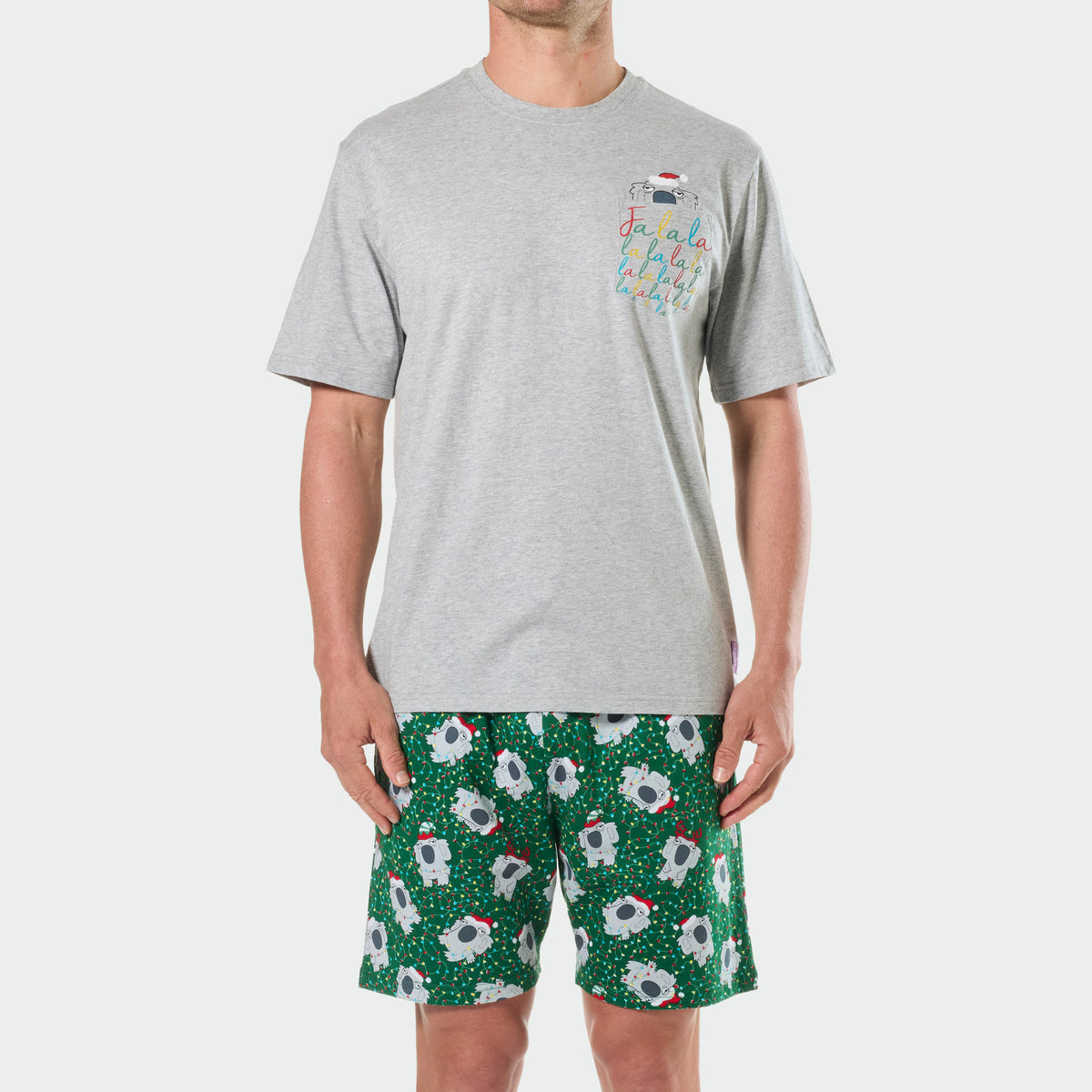 Mitchdowd Christmas Koala Men's Pyjama Set