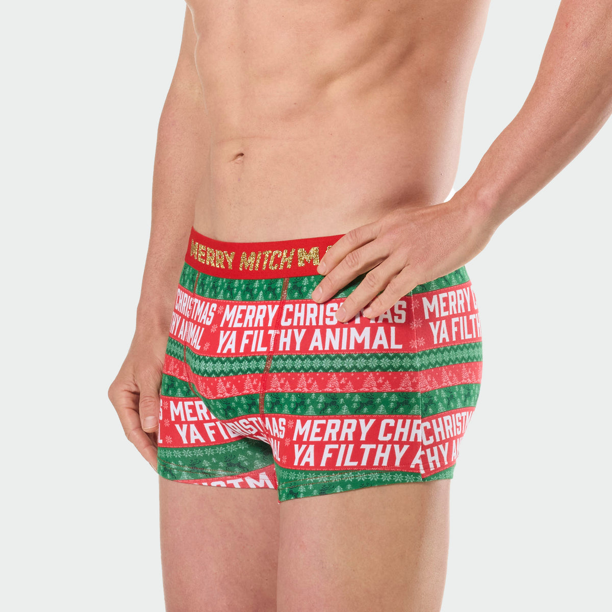 Mitchdowd Filthy Animal Christmas Mens Trunk