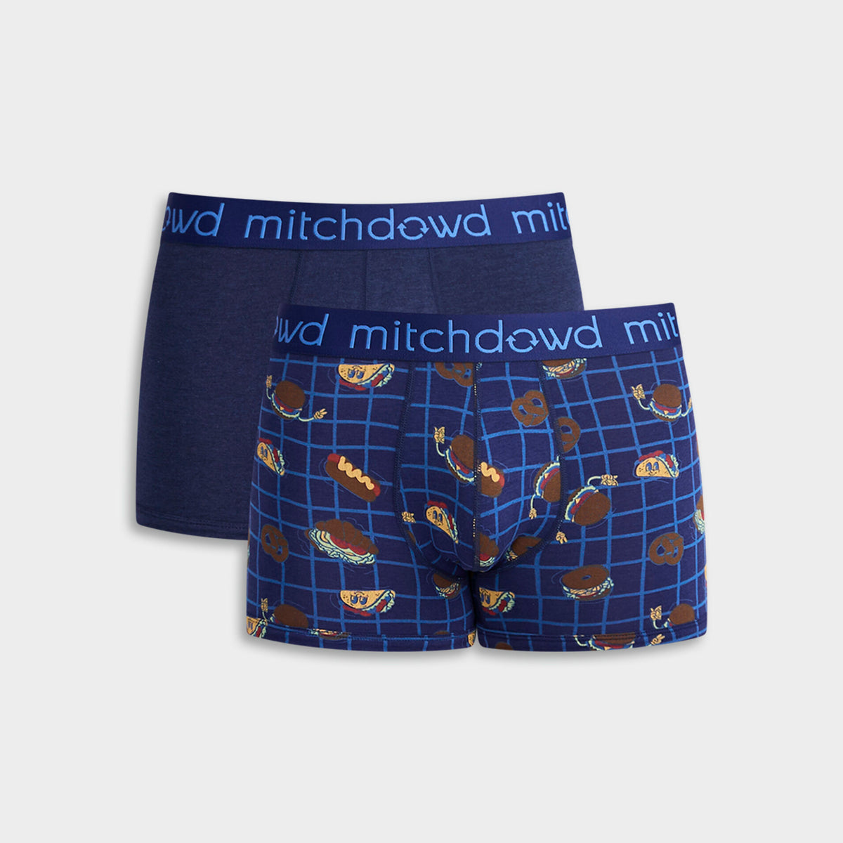 Mitchdowd Men's Fast Food Bamboo Trunk 2 Pack