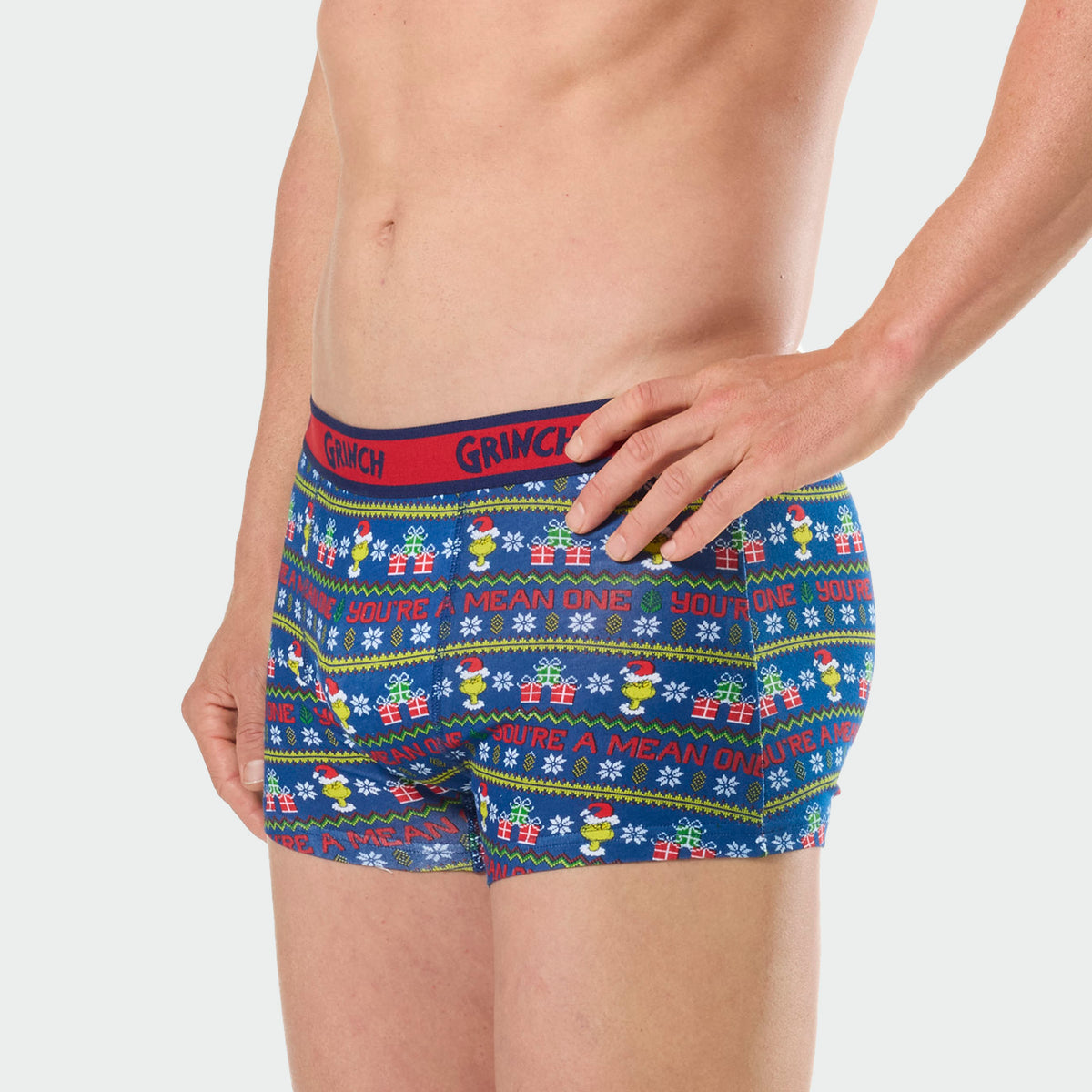 Mitchdowd Mean One Grinch Christmas Men's Trunk
