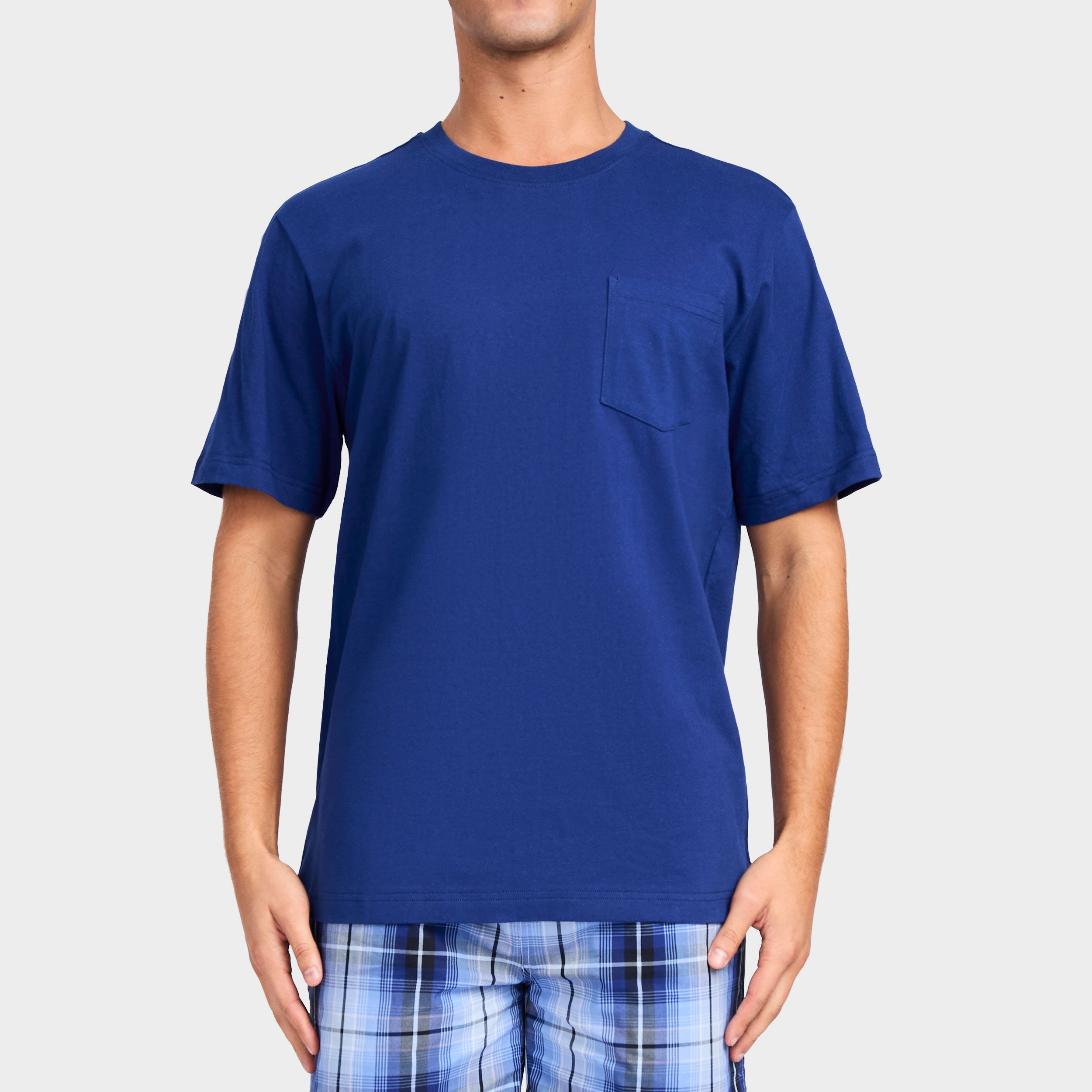 Mitchdowd Men’s Cotton Pocket Sleep Tee