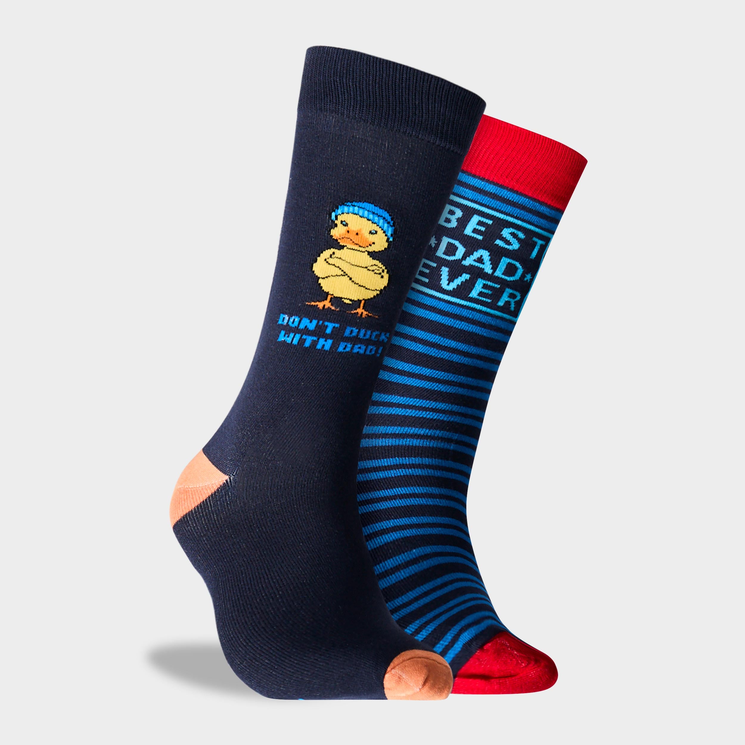 Mitchdowd Men’s Duck Dad Bamboo Socks 2 Pack