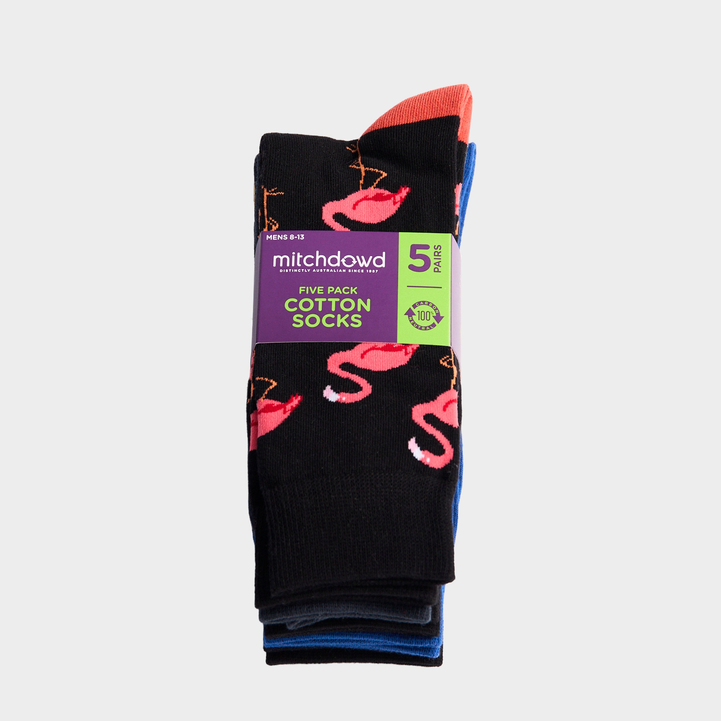 Mitchdowd Men’s Fan Favourites Cotton Socks 5 Pack
