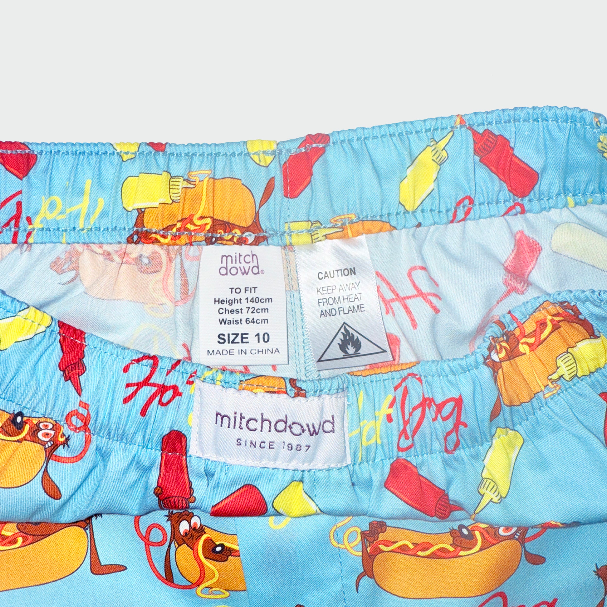 Boys Hot Dog Cotton Boxer Shorts