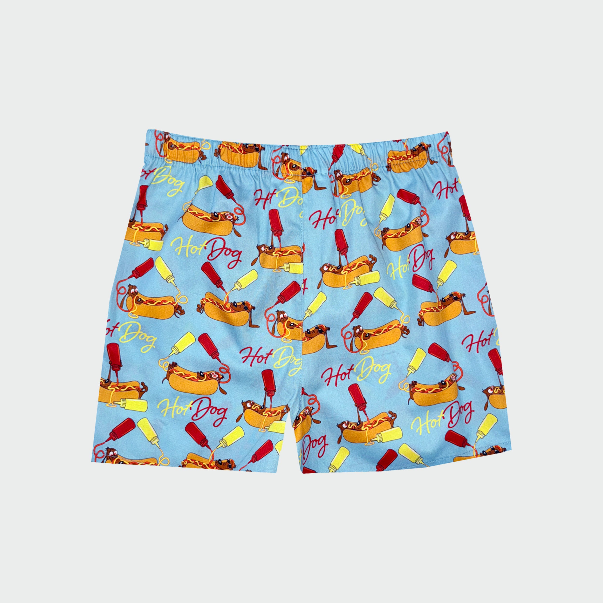 Boys Hot Dog Cotton Boxer Shorts