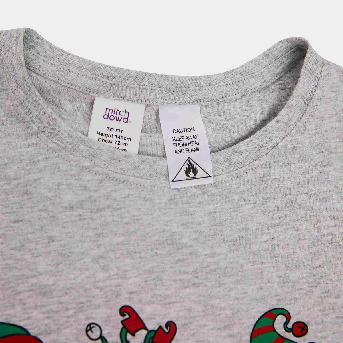 Mitchdowd Kids Elf Squad Cotton Pyjama Set