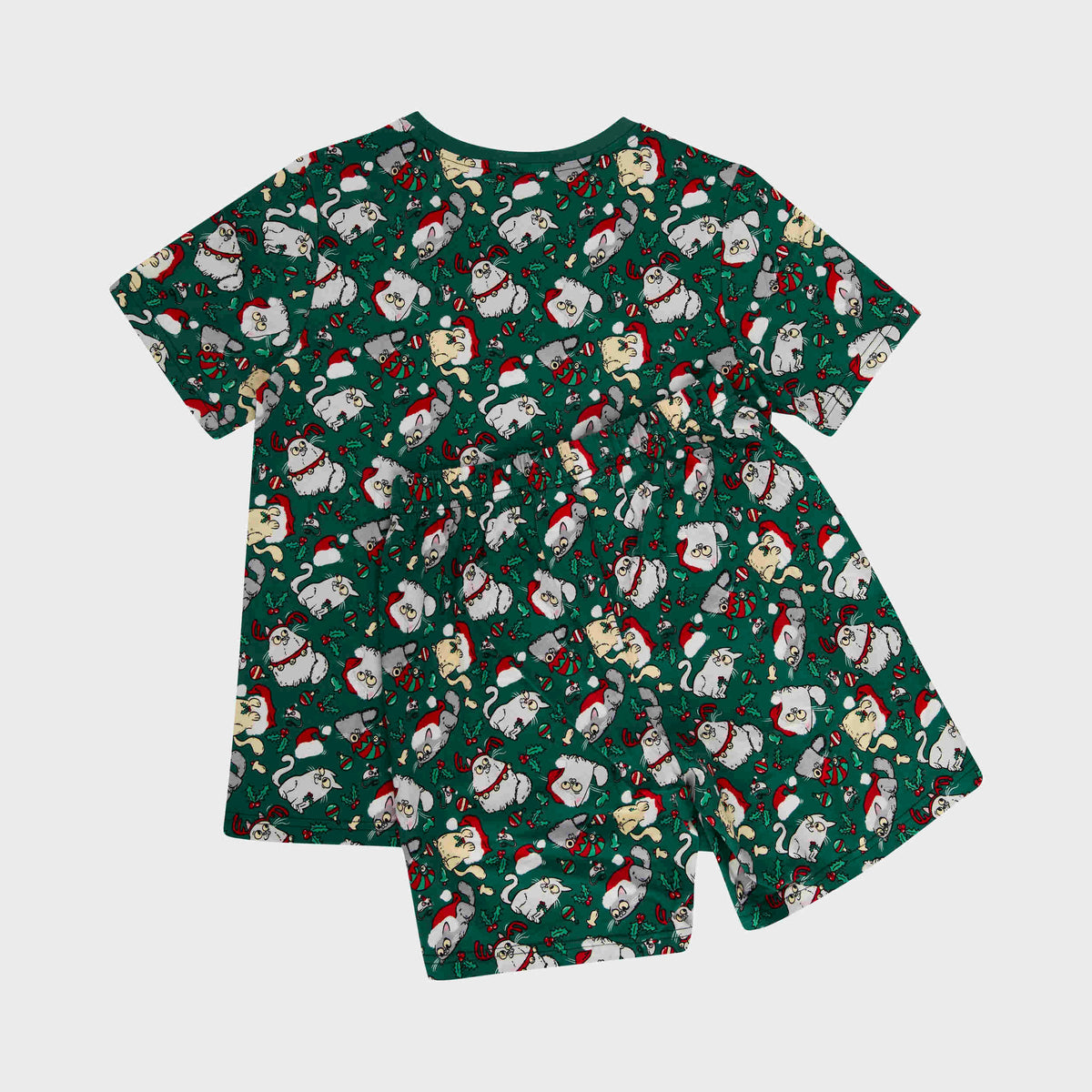 Mitchdowd Kids Christmas Kitties Pyjama Set